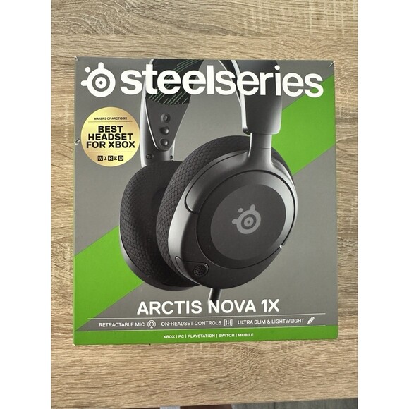 SteelSeries Arctis Nova 1X Over-Ear Gaming Headset - Black